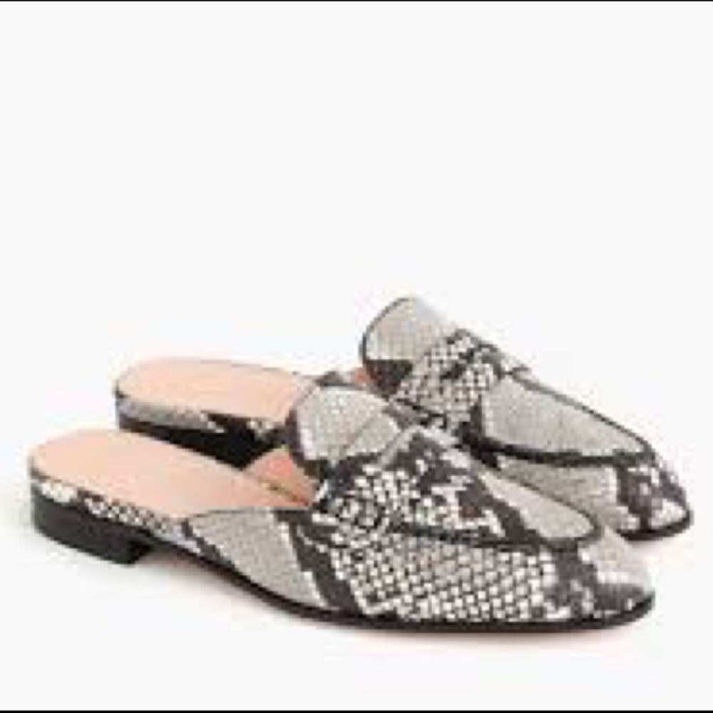 J Crew Academy Penny Loafer Mules